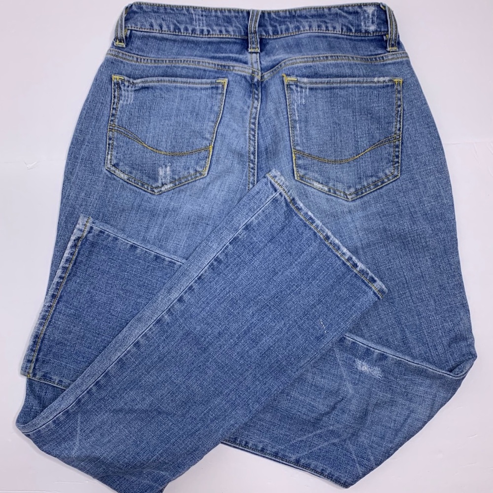 Old Navy Jean Sz 6 Curvy Profile Womens Mid Rise Regular Medium Wash Blue Jeans